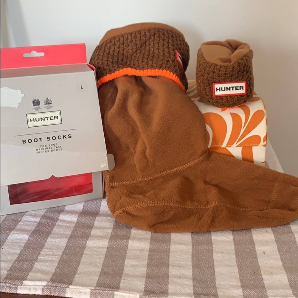 Original Half Cardigan Knitted Cuff Tall Boot Sox